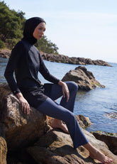 Pul İşlemeli Kapalı Mayo Üstü